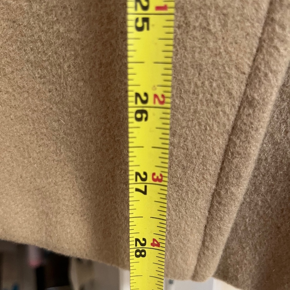 St John's Bay Dress Coat - with large reinforced brown buttons and inside pocket - Picture 12 of 16